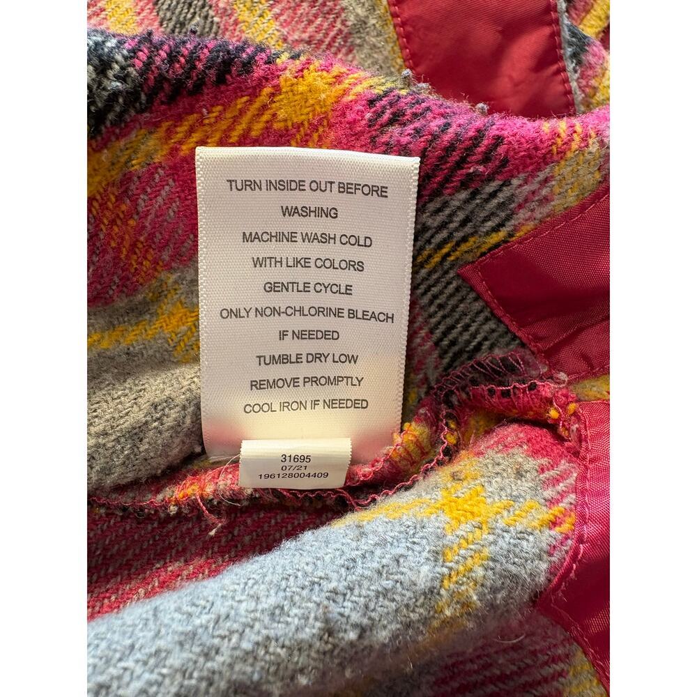 Juniors cropped plaid Shacket size XL - Picture 8 of 8